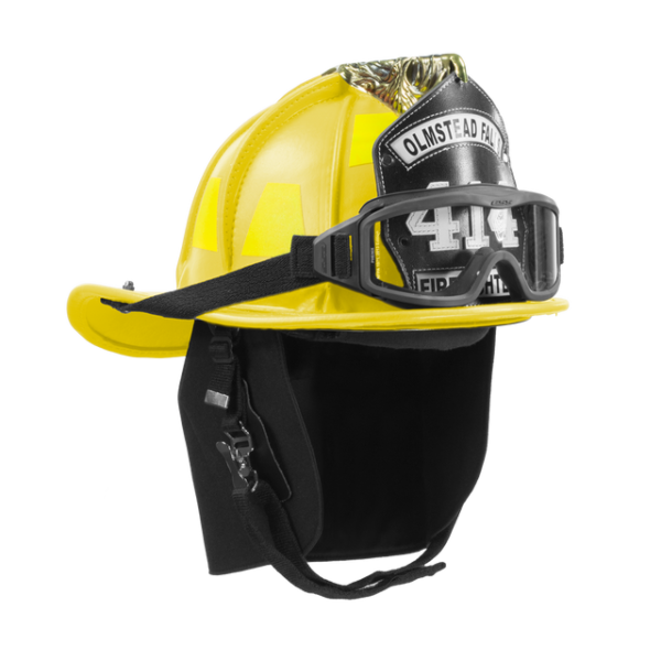 Phenix TL-2 Traditional Leather Fire Helmet yellow